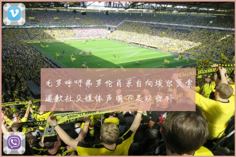 毛罗呼吁弗罗伦肖亲自向埃尔莫索道歉社交媒体声明不足以弥补
